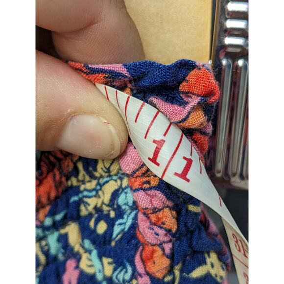 Monki Wide Leg Palazzo Pants Cropped Length Monkey Floral Jungle Womens XXS - Picture 6 of 9